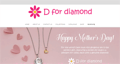 Desktop Screenshot of d-for-diamond.com